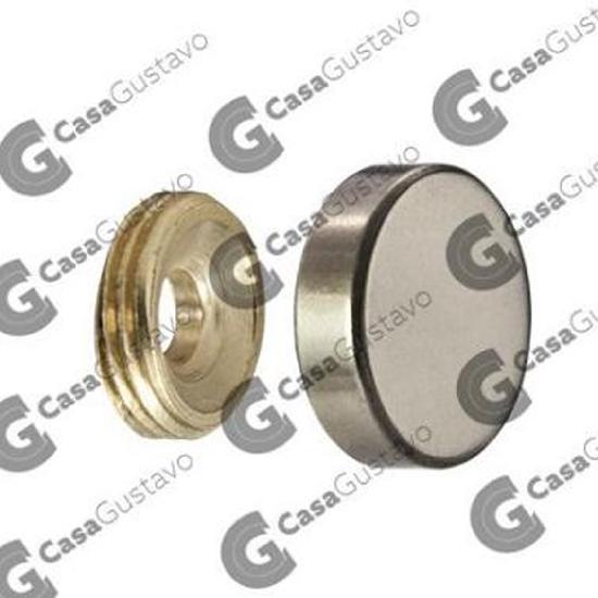 Embellecedor Tapa Tornillos 18mm Bronce Platil