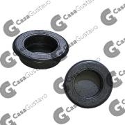 CUBETA PVC DE EMBUTIR REDONDA 35MM NEGRA