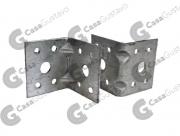 ESCUADRA CHAPA PERFORADA 38X35 MM GALVANIZADO