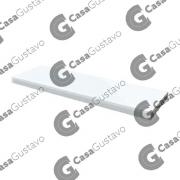 ESTANTE FLOTANTE C/SOPORTE INV. 80X25CM BLANCO