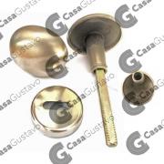 POMO D/B C/ROSETA 60MM DESPLAZADO INOX AL9409I