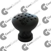 TIRADOR PVC PECOSO NEGRO MATE