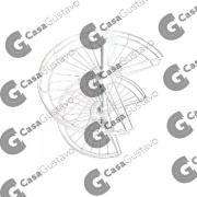 CANASTO GIRATORIO 50CM C/CORTE BLANCO 3400104