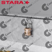 PORTACUBIERTOS DE MADERA P/BARRAL STARAX CROMO 935