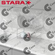 STARAX ESCURREPLATOS DOBLE PARA MESADA CROMADO 935