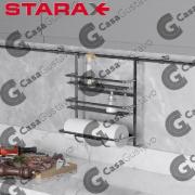 STARAX PORTAROLLO DE LUJO TRIPLE CROMADO 9350615