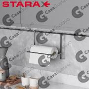 STARAX PORTARROLLO DE LUJO SIMPLE CROMADO 9350620