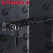 PORTACINTOS EXTRAIBLE STARAX (IZQ) ANTRACITA 93512