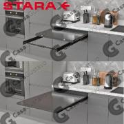 MESA PLEGABLE EXTRAIBLE PLEGABLE STARAX ANTRACITA 