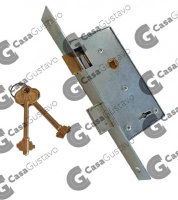 CERRADURA COMERCIAL PARA PUERTA DE ALUMINIO, DE PALETA, LLAVE ESTÁNDAR