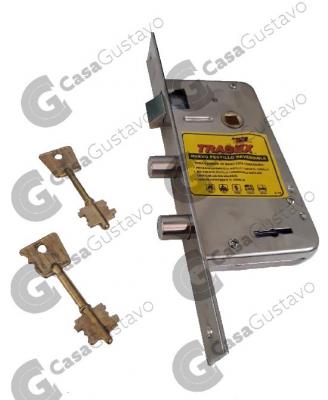 Cerradura Puerta Trabex 1020 Seguridad Exterior 2 Llaves