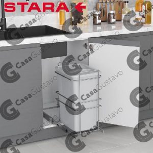 Starax portaresiduos rectangular 35lt 9350475