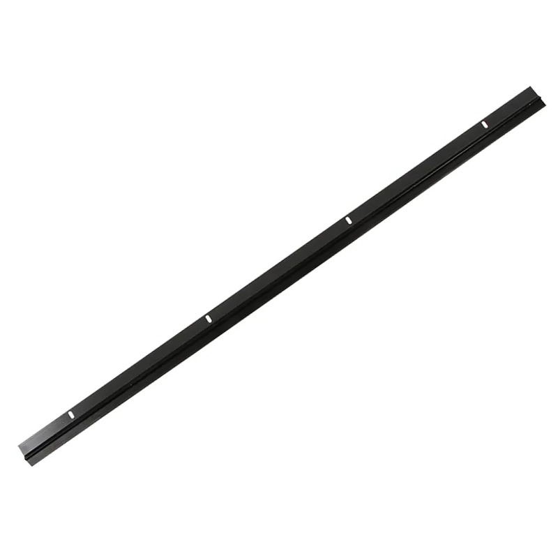Zocalo de aluminio para puerta negro 90cm 630-6090