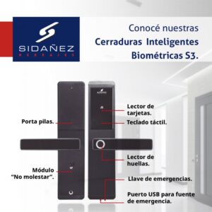 Cerradura inteligente - biometrica standar s3